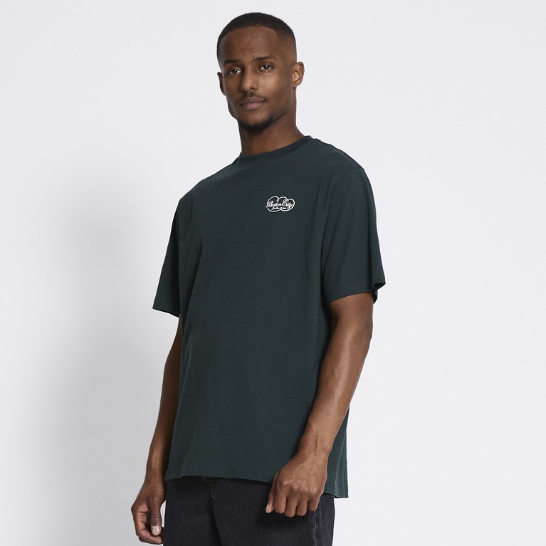 Printed tee "West" Dark green 2